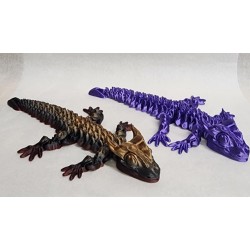 Baby Flexible Ice Dragon Fidget Toy 3D Printed Unique Stress Relief Toy